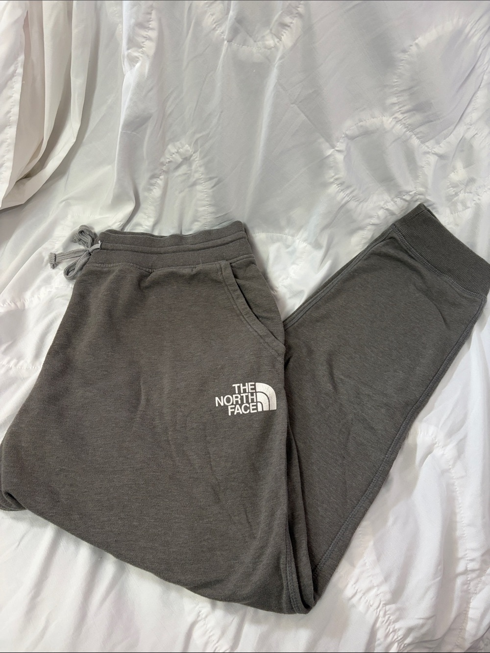 The North Face men’s Charcoal Gray Logo Joggers